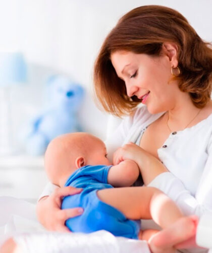 mamá con bebé
